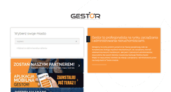 Desktop Screenshot of gestor.com.pl